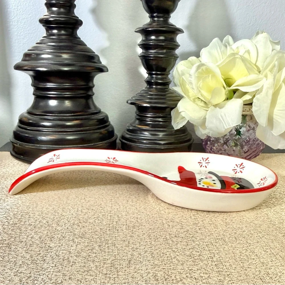 New SNOWMAN ⛄️ Ceramic Spoon Rest